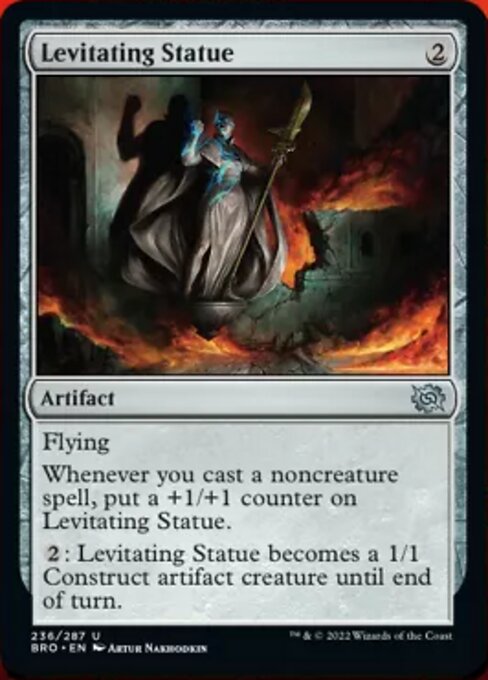 Levitating Statue