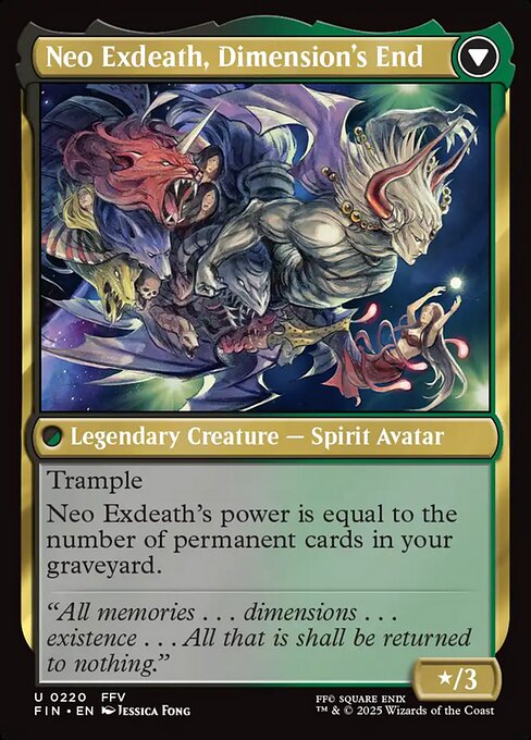 Neo Exdeath, Dimension's End