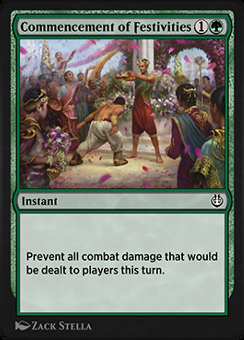 Commencement of Festivities