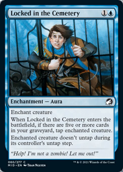Locked in the Cemetary